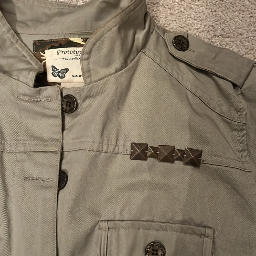 Cute Military style jacket L - Picture 4 of 4